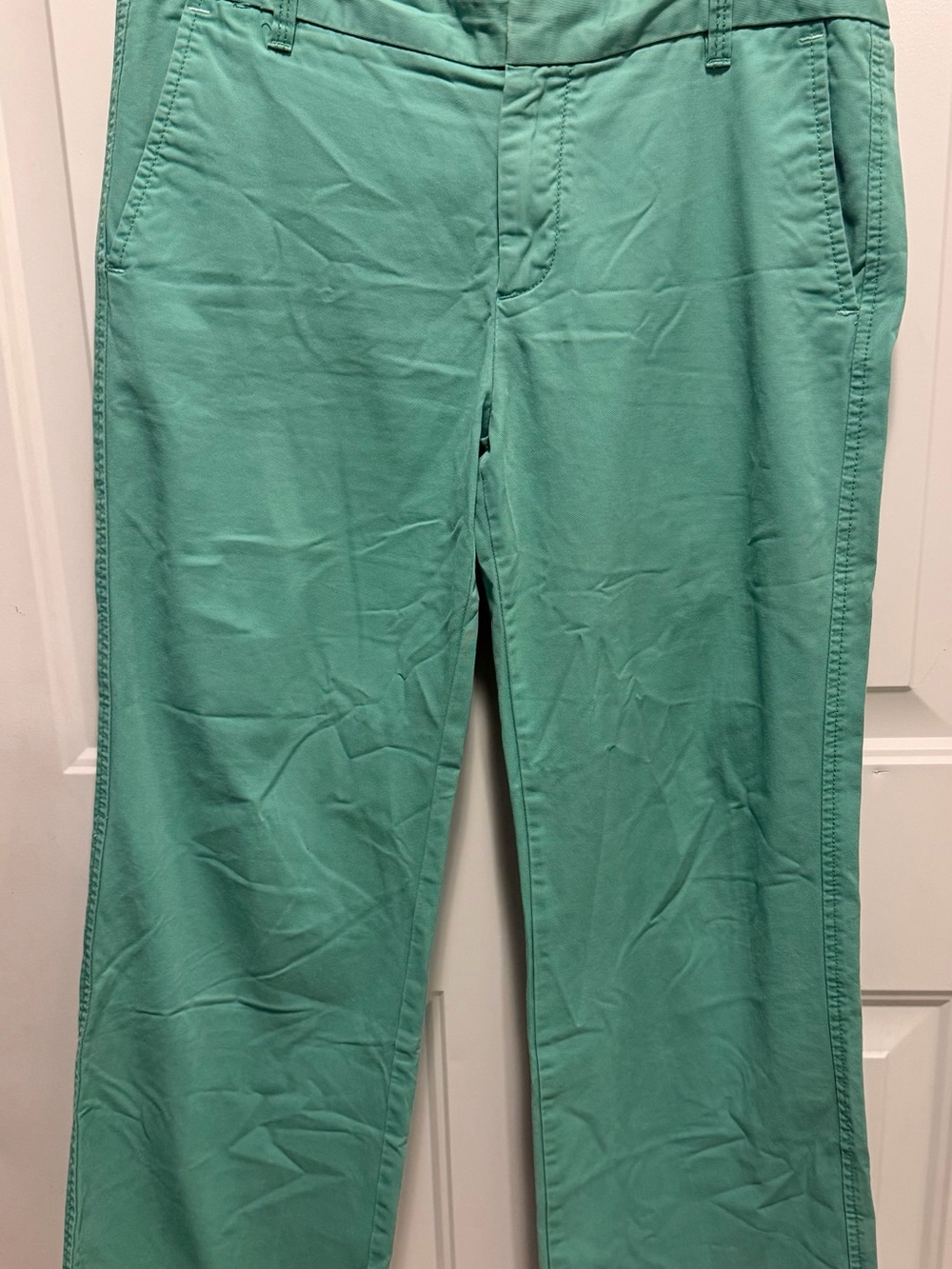 GAP Women's Trousers in Seafoam Green